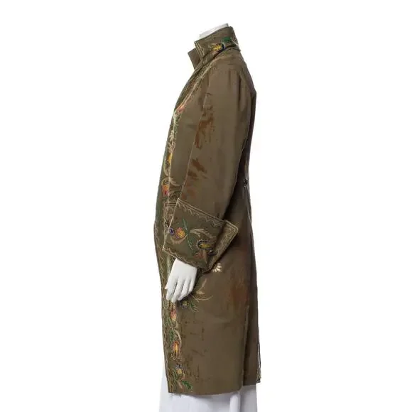 Ralph Lauren Collection Embroidered Military Coat Runway Embellished Formal $9K - Picture 8 of 9